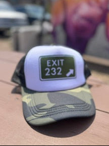 CAMO Exit 232 Trucker Hat