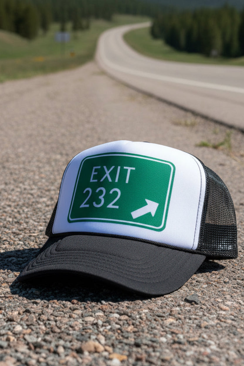 Exit 232 Trucker Hat