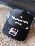 Premium Black Otto Trucker Hat with White Font